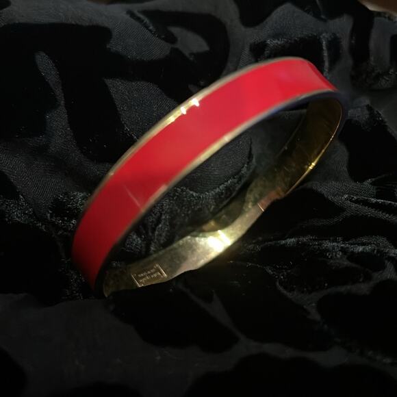 Kate Spade Red and Gold Bangle - Picture 4 of 4